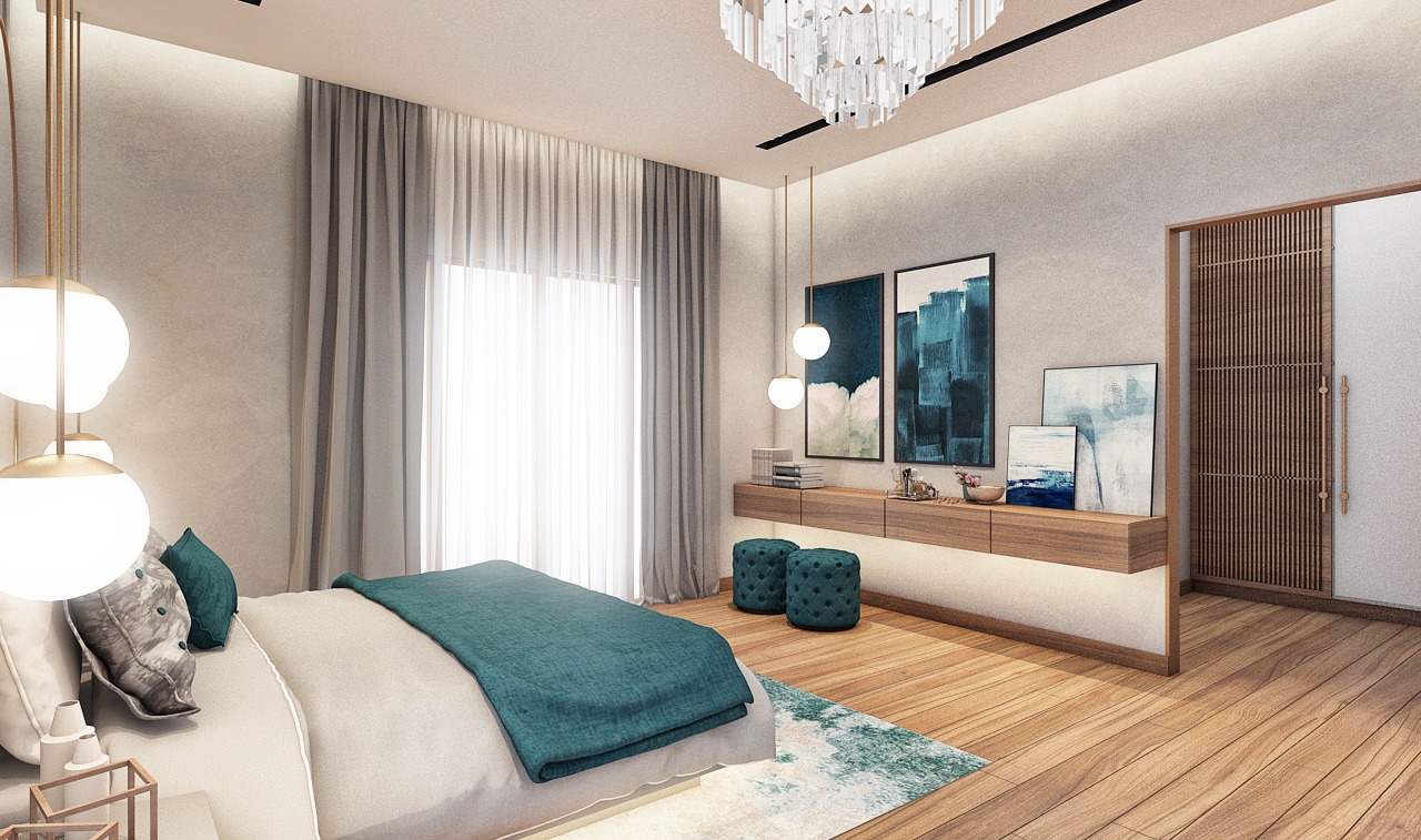 Contemporary Master Bedroom Suite